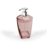 Porta Sabonete Liquido Premium Translucido Rosa Uz - Uz utilidades