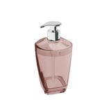 Porta Sabonete Liquido Rosa Acrílico Saboneteira Banheiro - Uz
