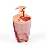 Porta Sabonete Liquido Rose Gold Acrilico Banheiro - Uz