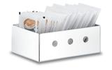 Porta saches de acucar e adocantes parma brinox