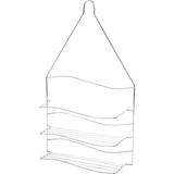 Porta Shampoo Duplo com Ventosa Onda Arthi