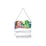 Porta Shampoo Duplo de Pendurar Cromado - Arthi