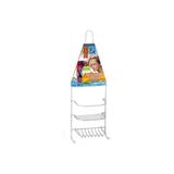 Porta Shampoo E Saboneteira Single Emborrachado Branco - Arthi