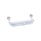 Porta Shampoo Eco Transparente E Cromado - Expambox