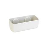 Porta Shampoo Fixa sem Furar Off White - Arthi