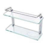 Porta Shampoo Retangular Sabonete Banheiro Box Lavabo 2x1 - Reflexos