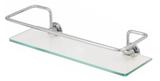 Porta Shampoo Reto 30x10cm com vidro Cristal (transparente) de 6mm - Kit bras