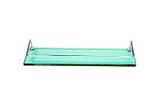 Porta Shampoo Reto em Vidro Verde Lapidado - Aquabox - 40cmx9cmx10mm