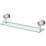 Porta Shampoo Vidro Metal Parede Box Banheiro Luxo - Tfc