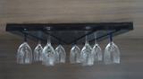 Porta Taças 30 Suporte Decorativo para Adegas Bar - Preto Laca - Formalivre