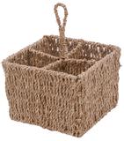 Porta Talher Quadrado Natural - Mimostyle