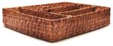 Porta Talheres de Gaveta Organic Rattan 34x24x6CM Tyft - Yoi