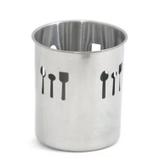 Porta Talheres Em Aço Inox Polido, Escorredor De Talheres - Kehome