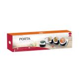 Porta Tempero Condimentos Inox Magnético 4 Peças + Suporte - Art house