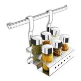 Porta Tempero Inox de Mesa 7 Peças para Barras Makinox - Mak-inox