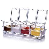 Porta Temperos Condimentos Acrilico Potes Organizadores Diet - Cosmo