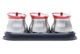 Porta Temperos De Aco Inox 3 Pecas Bon Gourmet - Brinox