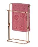 Porta toalha de bancada rosé gold - future