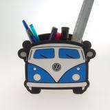 Porta Treco Decorativo Personalizado Kombi MDF Azul 13x17cm - Maisaz