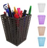 Porta Treco Objeto Quadrado De Plastico Rattan Trama Colors - Fu xing