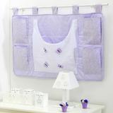 Porta Trecos Borboletas - Branco e Lilas - Esconde Esconderijo
