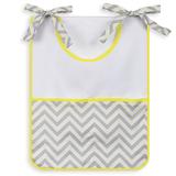 Porta Trecos Individual Chevron Amarelo - Laura baby