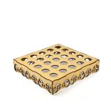 Porta Tubete de MDF Cru Floral - Festabox
