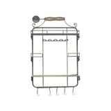 Porta Utensilios com Prateleira de Cozinha de Parde - Goods br
