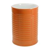 Porta Utensílios Lata 1300ml Cerâmica Laranja Mondoceram Gourmet