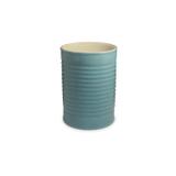 Porta utensílios lata de cerâmica mondoceram gourmet 1300ml- turquesa