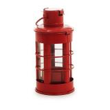 Porta Vela Natalino Lanterna Greenonda Vermelho 15cm 1 Peça - Cromus