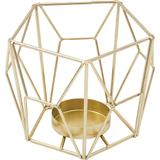 Porta Vela Pentágono Cazza Dourado