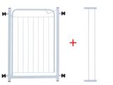 Portão Grade Proteção Pet 69 A 84 Cm Criança Cães Pet Novo - Pet útil