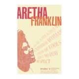 Poster Adesivo Aretha Franklin 70x50 cm - Sunset adesivos