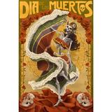 Poster Adesivo Dia de los Muertos 70x50 cm - Sunset adesivos