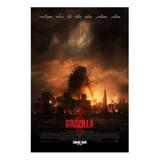 Poster Adesivo Godzilla 70x50 cm - Sunset adesivos