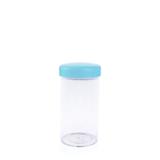 Pote Acrílico 70ml com Tampa Azul Claro 10 unidades - Festabox