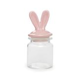 Pote C/ Tampa Páscoa Decoração Festa 250Ml Rosa - Cromus