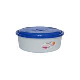 Pote Conservadora Redonda 3,5 Litros Branca com Tampa Azul - Inplast