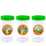 Pote de Acrílico com Tampa A Guarda do Leão 70 ml 10 unidades - Festabox