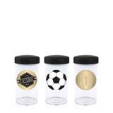 Pote de Acrílico com Tampa Futebol 70ml 10 unidades - Festabox