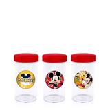 Pote de Acrílico com Tampa Mickey Clássico 70 ml 10 unidades - Festabox