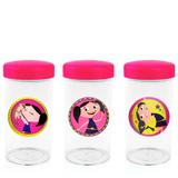 Pote de Acrílico com Tampa Show da Luna 70 ml 10 unidades - Festabox