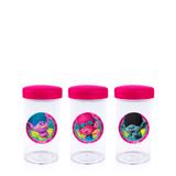 Pote de Acrílico com Tampa Trolls 70 ml 10 unidades - Festabox