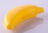 Pote de Plástico Para Guardar Banana Sem Amassar Amarelo - Ref: 4757 - Plasútil