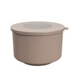 Pote De Plástico Redondo Hoop 1L Cinza - Coza