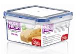Pote de Polipropileno Click Fresh Quadrado Baixo de 700 ML (transparente) - Home suplly