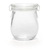 Pote de vidro c/ tampa hermética 200ml Cromus: 1720583 - PT C/48 UN - Alt: 9cm / Larg: 7cm