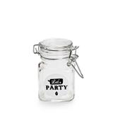 Pote de Vidro com Tampa Hermético Let's Party Cromus
