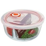 Pote de vidro hermético com 2 divisória 600 ml - Goldenhome
